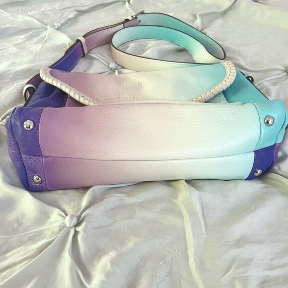 Aimee Kestenberg Pebble Leather Ombre Crossbody Bag - Picture 5 of 9